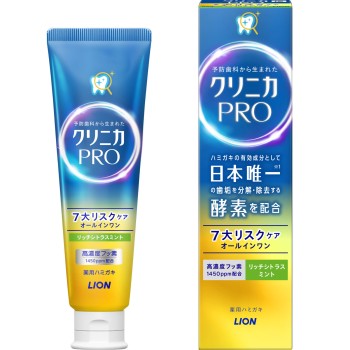 클리니카 PRO 올인원 치약 리치 시트러스 민트 치약 95g 라이온