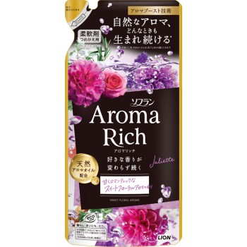 소프란 아로마 리치 줄리엣 리필용 380ml 라이온