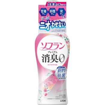 소프란 프리미엄 소취 섬유유연제 본체 플로럴 아로마 향 480ml 라이온
