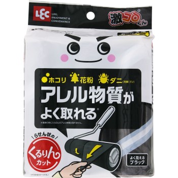 게키코로쿤 강점착 카펫용 스페어 블랙 90주 감기×3롤입 레크