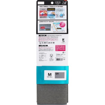 격추군 초박 사라사라 목욕매트GR 1매(그레이) 레크