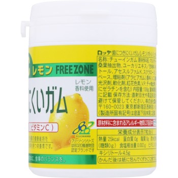 이에 붙기 어려운 껌 레몬 보틀 138G
