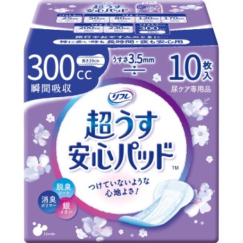 리프레 안심 패드 300cc 10매 리브도 코퍼레이션