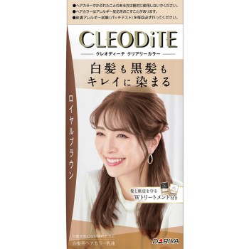 크레오디테 클리어리 컬러 (흰머리용) 로열 브라운 72g+72ml 다리야