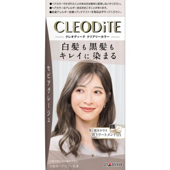 크레오디테 클리어리컬러(백발용) 세피아그레이주 72g+72ml 다리야