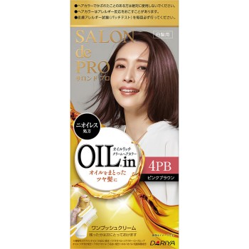 살롱드프로 오일리치 크림 헤어컬러 4PB 56g 44g 다리야 (의약외품)