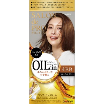 살롱 드 프로 오일 리치 크림 헤어 컬러 4BB 56g+44g 다리야