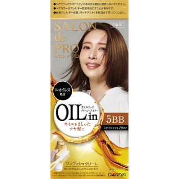 살롱 드 프로 오일 리치 크림 헤어 컬러 5BB 56g+44g 다리야