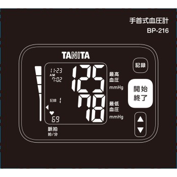 타니타 손목식 혈압계 BP216DB 1대 타니타