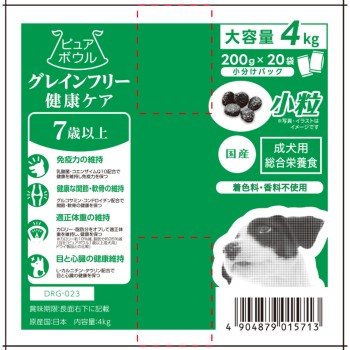 퓨어 볼 그레인 프리 7세 성견용 대용량 4kg (200g×20)