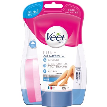 비트 퓨어 바스타임 제모 크림 민감 피부용 150g 레킷벤키저 재팬 (의약외품)