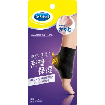 닥터쇼 발뒤꿈치 집중보습 양말 1족 Scholls Wellness Co