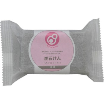 부드럽게 되고 싶어 숯 비누(목욕용) 100g 마루와유지화학