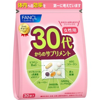 30대부터의 서플리먼트 여성 30일분 30봉 판클