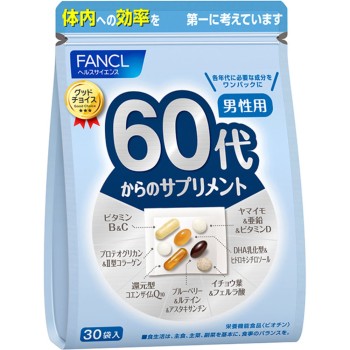 60대부터의 서플리먼트 남성 30일분 30봉 판클