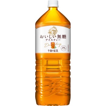 오후의 홍차 맛있는 무가당 케이스 2L×6 기린 비버리지