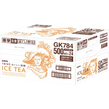 오후의 홍차 맛있는 무당 케이스 500ml×24