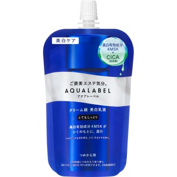 아쿠아 레이블 트리트먼트 밀크 (브라이트닝) 매우 촉촉 리필용 110ml 시세이도