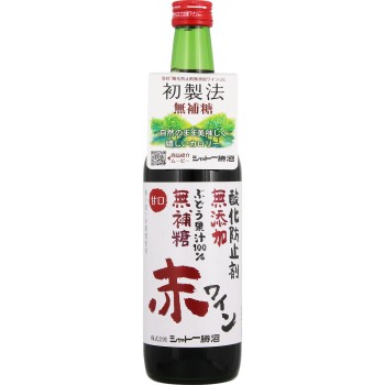 무첨가 무가당 레드와인 단맛 600mL 샤토 카츠누마