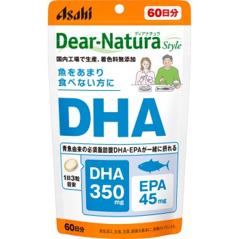 디어 내추라 스타일 DHA 180알(60일분) 아사히 그룹 식품 주식회사