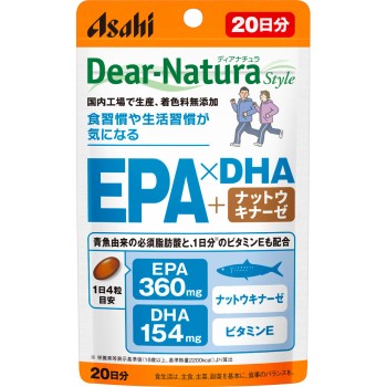디어 내추라 스타일 EPA×DHA·나토키나아제 80알 아사히 그룹 식품 주식회사