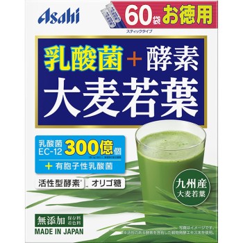유산균＋효소 보리 새싹 60봉 아사히그룹식품 주식회사