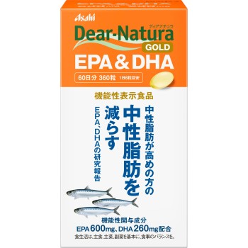 디어내추라 GOLD EPA＆DHA 360정 아사히그룹식품 주식회사