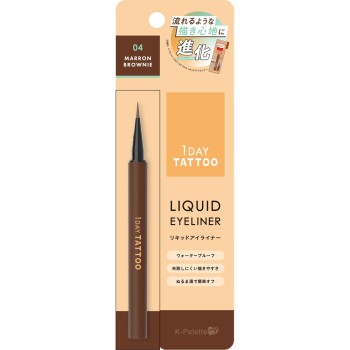 K-팔레트 1DAY TATTOO 리퀴드 아이라이너a 04 마론 브라우니 _ 쿠오레