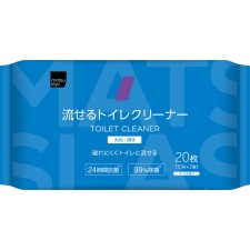 마츠키요 살균 흘려보내는 대형 화장실 클리너 10매 2P