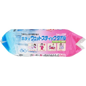 바디 웨트 스틱타올 25봉 다이이치시코