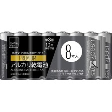 마츠키요 단3 알칼리 건전지 프리미엄 8P