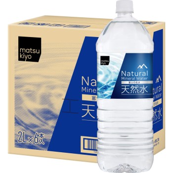 matsukiyo 천연수 케이스 2L×6