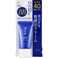 세키세이 화이트 BB 크림 001 약간 밝은 자연 피부색 30g 코세