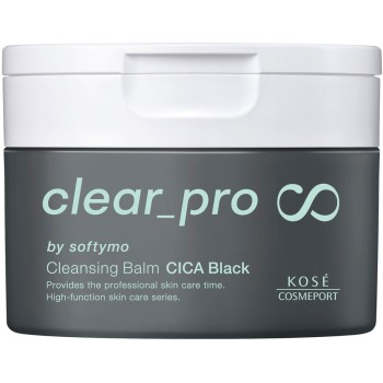 소프티모 클리어 프로 클렌징밤 CICA 블랙 90g KOSE 코세 코스메포트