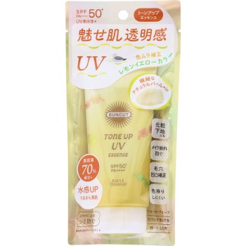 선컷R 톤업 UV 에센스 레몬 옐로 80g KOSE 코스메포트