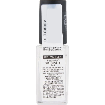 네일홀릭 라메 탑코트 02 그레이즈드 5ml 코세