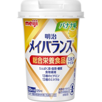 메이지 메이바란스 Mini컵 바나나맛 125ml 메이지(구 메이지제과)