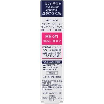 미디어 크리미 라스팅 립 A RS21 가네보