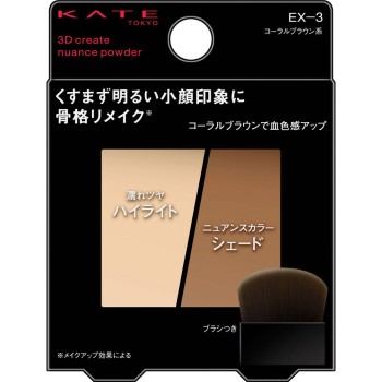 케이트 3D 크리에이트 뉘앙스 파우더 EX-3 3.4g 가네보