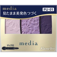 미디어 그라데 컬러 아이섀도우 N PU-01 3.1g 가네보
