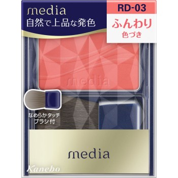 미디어 브라이트업치크S RD-03 2.8g 가네보