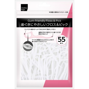 matsukiyo 잇몸에 부드러운 플로스 & 픽 55P