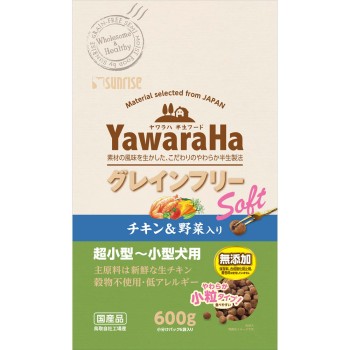 야와라하 그레인프리 소프트 치킨야채입 600g 선라이즈