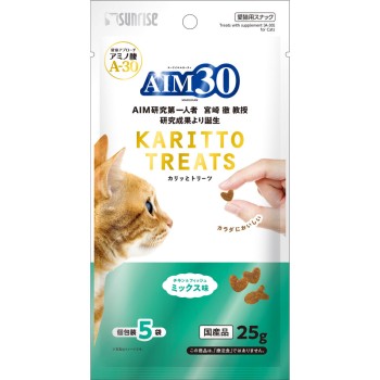 AIM30 바삭바삭 트리트 믹스 맛 25g 선라이즈