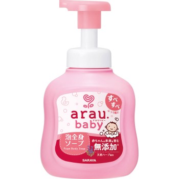 아라우 베이비 거품 전신 솝 본체 450ML 사라야