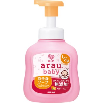 아라우 베이비 거품 전신 솝 촉촉 본체 450ML 사라야