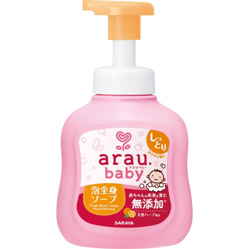 아라우 베이비 거품 전신 솝 촉촉 본체 450ML 사라야