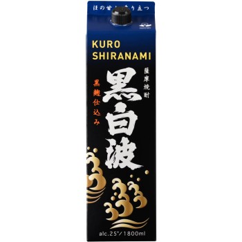 구로시라나미 25도 고구마 팩 사쓰마주조 1800ml 사쓰마주조