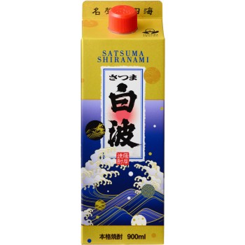 시라나미 25도 고구마 팩 사쓰마주조 900ml 사쓰마주조