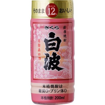 사쿠라 시라나미 12도 고구마 페트 사쓰마주조 200ml 사쓰마주조